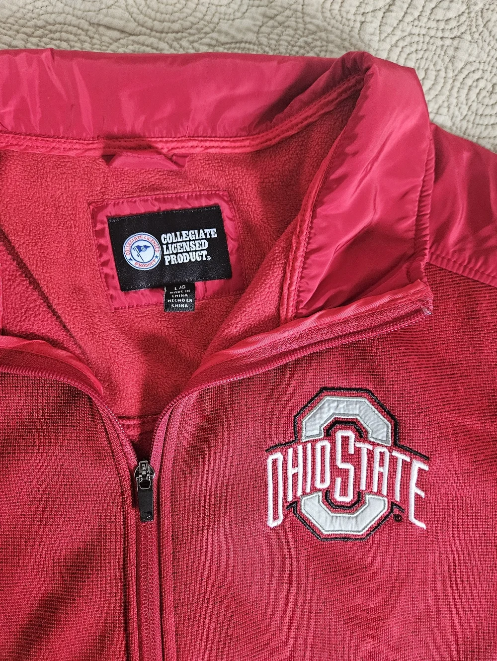 Red Buckeye Zip Up Jacket Men's Large - Picture 4 of 8